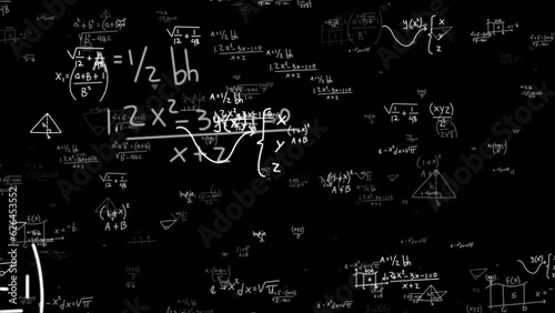 Math Formulas Seamless Loop