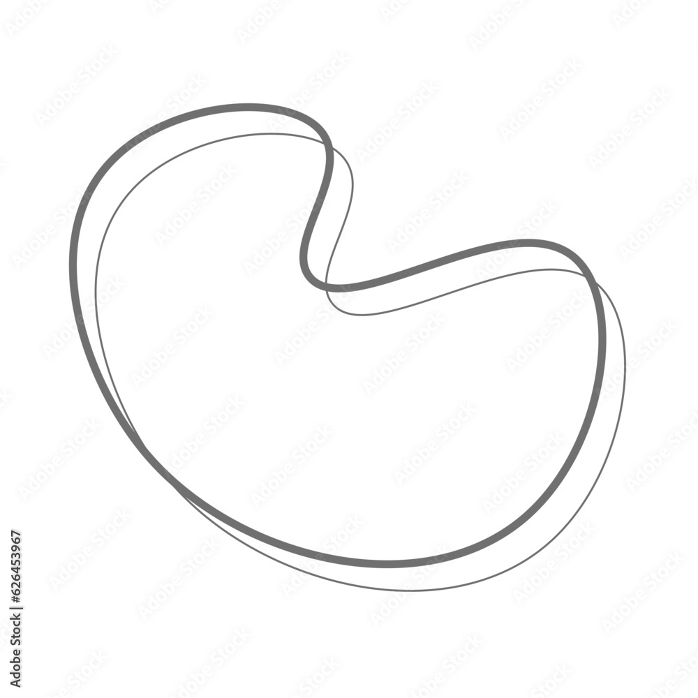 Blob Double Line Element Blob Double Line Element