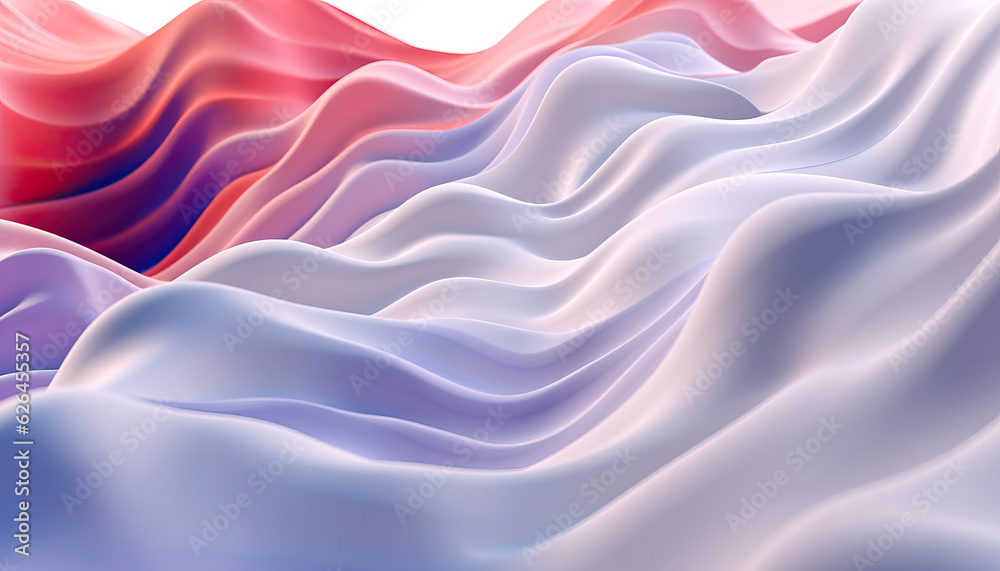 Obraz premium abstract painting with simple and bold curvy shapes,colorful background,abstract colorful background,Blue and Purple Illustration