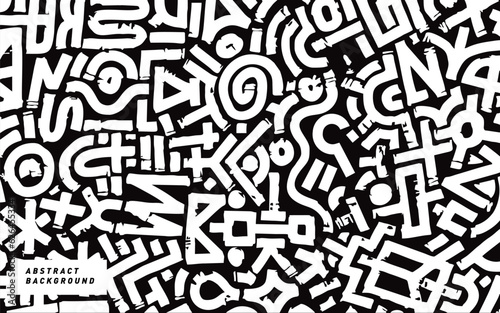 black and white pattern