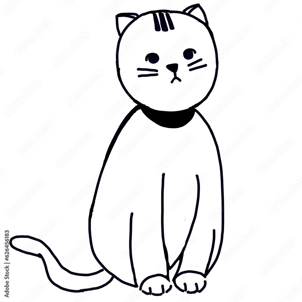 Obraz premium sitdown cat