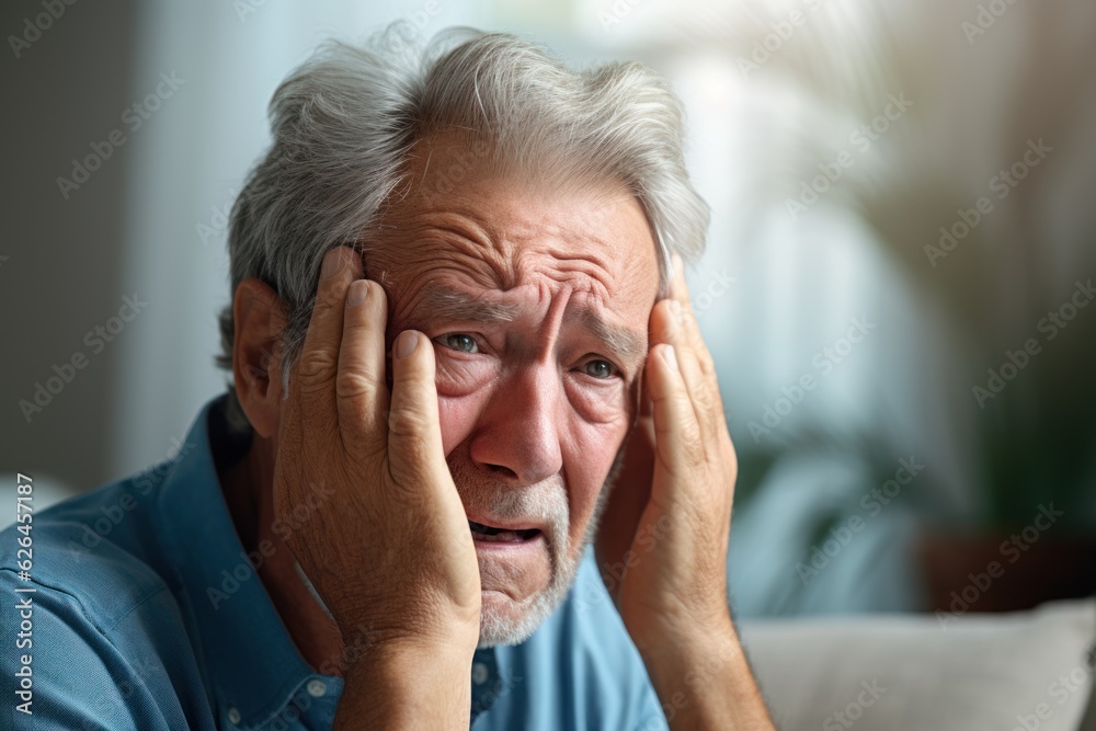 old man sitting in an armchair and looking through the window Lonely old man sitting at home near window pandemic. Thoughtful retiree man abandoned at the nursing home. old man sitting in an armchair and looking through the window Lonely old man sitting at home near window pandemic. Thoughtful retiree man abandoned at the nursing home.