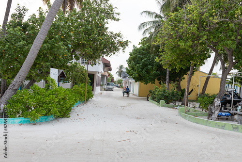 Street photos of Maafushi island, Maldives