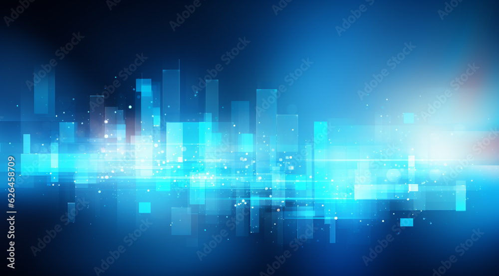 Obraz premium 3D Abstract Light Blue Background