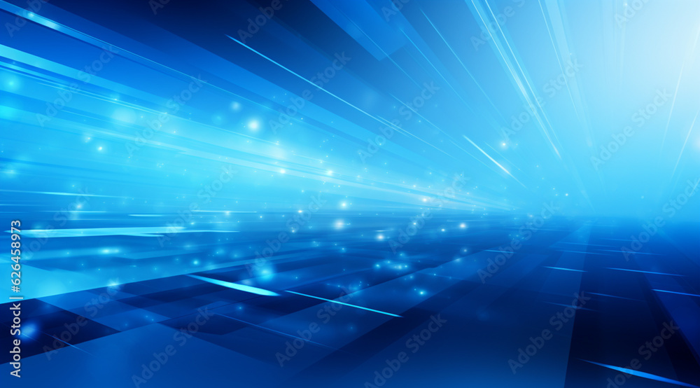 Obraz premium Bright Blue Business Background