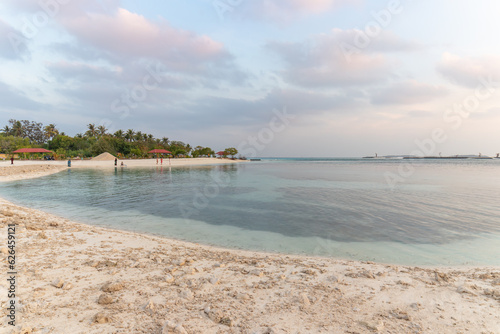 Maafushi island in Maldives