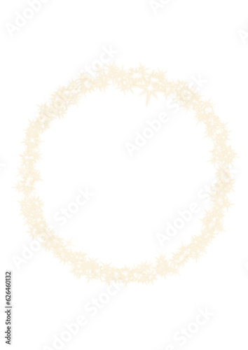 Gold Star Sparkle Glitters Decorative Frame