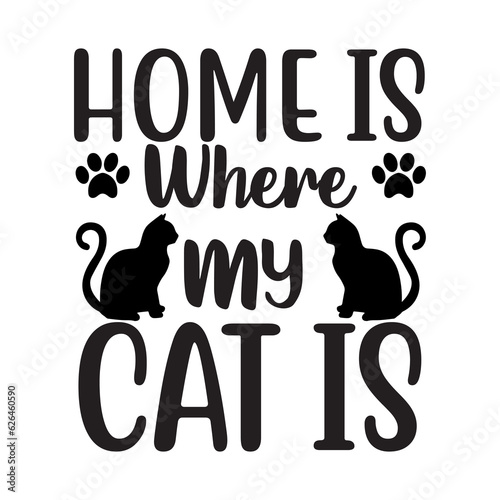Cat T-shirt graphic for Cat lover