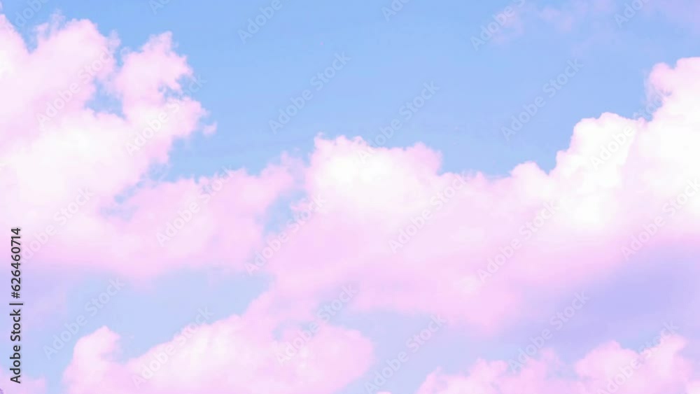 Pink clouds time lapse video for background Pink clouds time lapse video for background