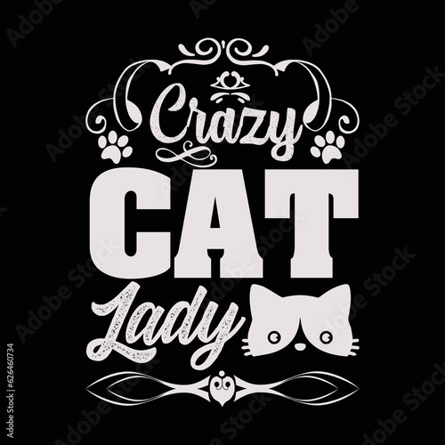 Cat T-shirt graphic for Cat lover