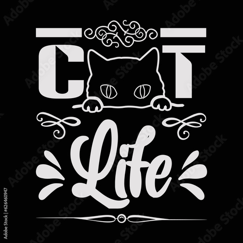Cat T-shirt graphic for Cat lover