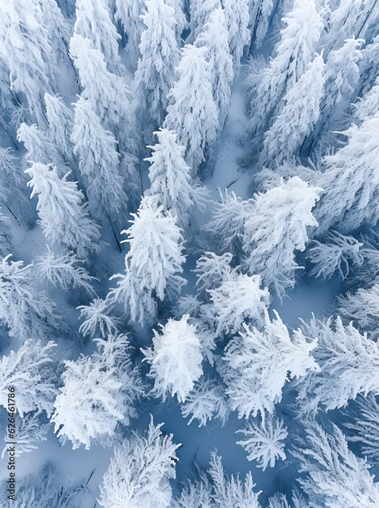 snow covered tree,snow covered trees,an aerial shot of many trees covered in snow in the style snow covered tree,snow covered trees,an aerial shot of many trees covered in snow in the style
