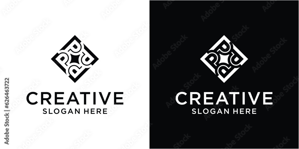 Obraz premium Letter P logo design template