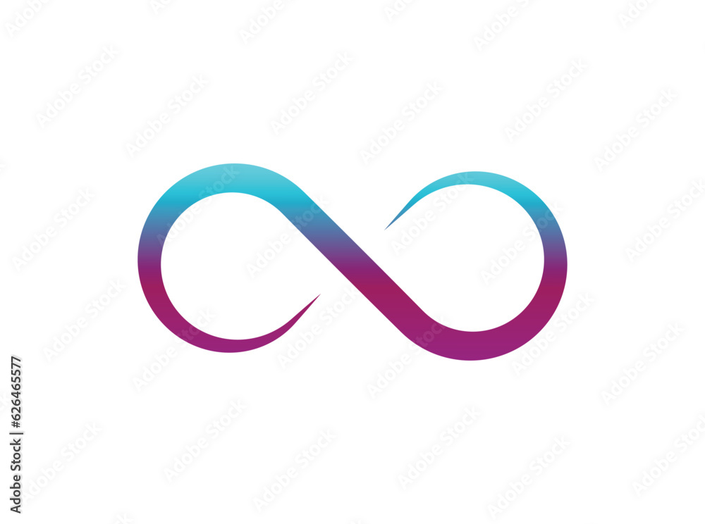 Infinity icon vector symbol illustration. infinity logo. Infinity icon vector symbol illustration. infinity logo.
