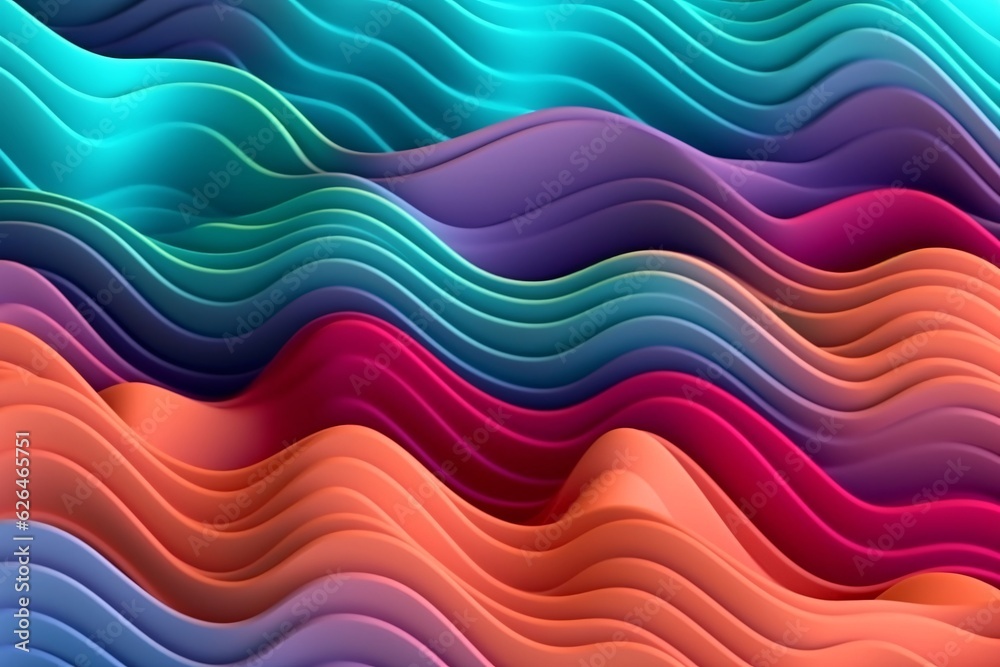 Abstract wavy background with colorful waves. Abstract wavy background with colorful waves.