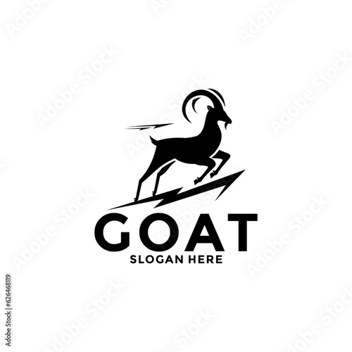 Goat logo vector design. Creative Goat logo, modern company logo template