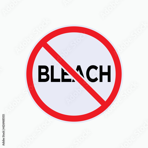 Free Download No Bleach Icon. Washing Instruction. Clean Up Methods Symbol.      - GFXLoad