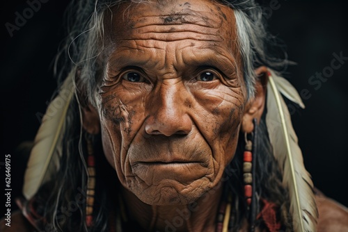 A member of any indigenous people of North, Central, and South America, especially the indigenous people that make up the Americas today. © sirisakboakaew
