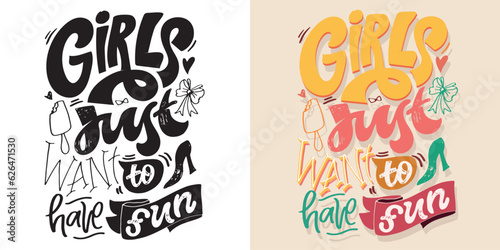 Cute and beautiful hand drawn lettering quote. Cool phrase for print and poster design. Inspirational  slogan. Greeting card template. T-shirt design, mug print, tee design. Vector