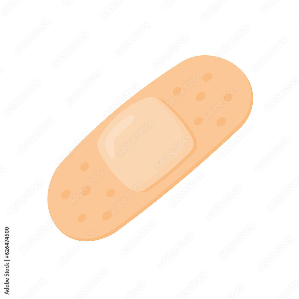 Medical plaster icon. hiking equipment For first aid in case of an accident Medical plaster icon. hiking equipment For first aid in case of an accident