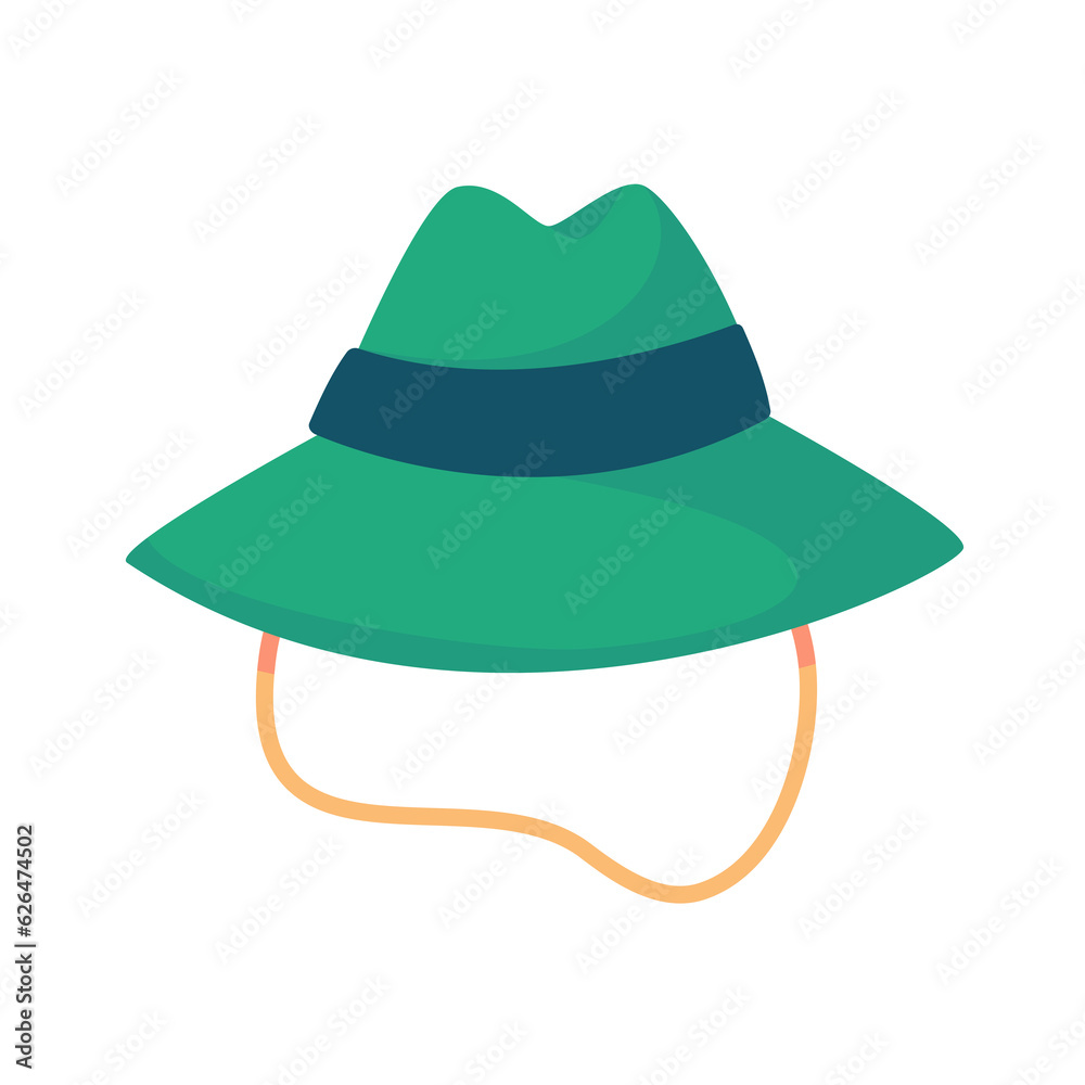 Hiking hat for protection from the sun and rain of the hikers. camping activity ideas Hiking hat for protection from the sun and rain of the hikers. camping activity ideas