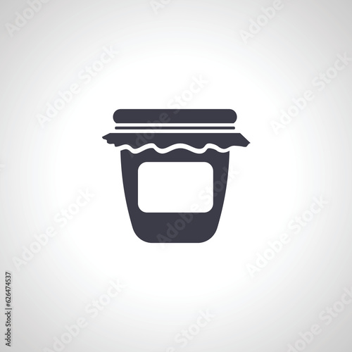 Honey jar icon. Honey jar icon