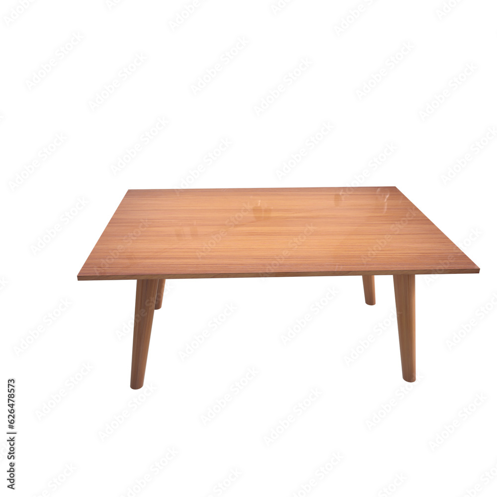 3d Wooden tea or reading table rendering, interior design element 3d Wooden tea or reading table rendering, interior design element