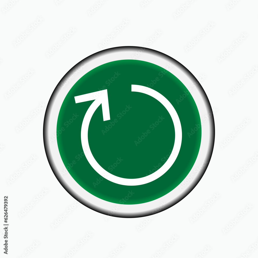 Refresh Icon. Reset Symbol - Vector. Refresh Icon. Reset Symbol - Vector.