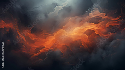 abstract background with swirling smoke