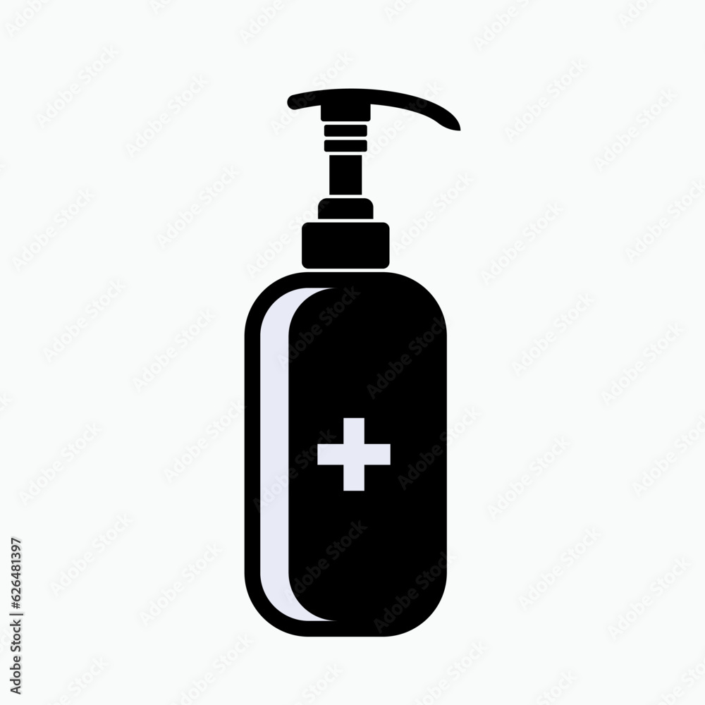 Sanitizer Icon. Antiseptic Symbol - Vector. Sanitizer Icon. Antiseptic Symbol - Vector.