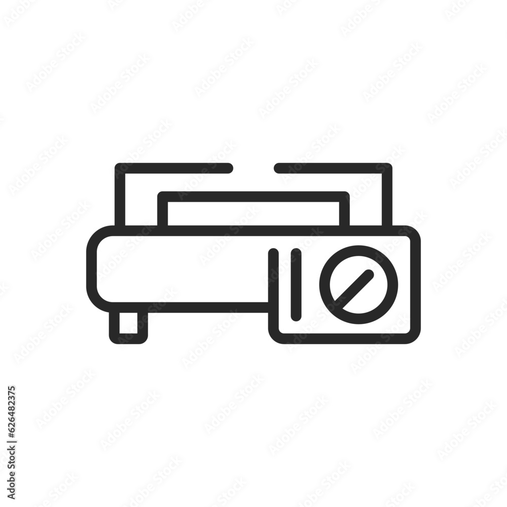 Camping Gas Stove Icon. Vector Line Illustration of a Outdoor Gas Stove for Camping, Cooking, and Adventure. Camping Gas Stove Icon. Vector Line Illustration of a Outdoor Gas Stove for Camping, Cooking, and Adventure.