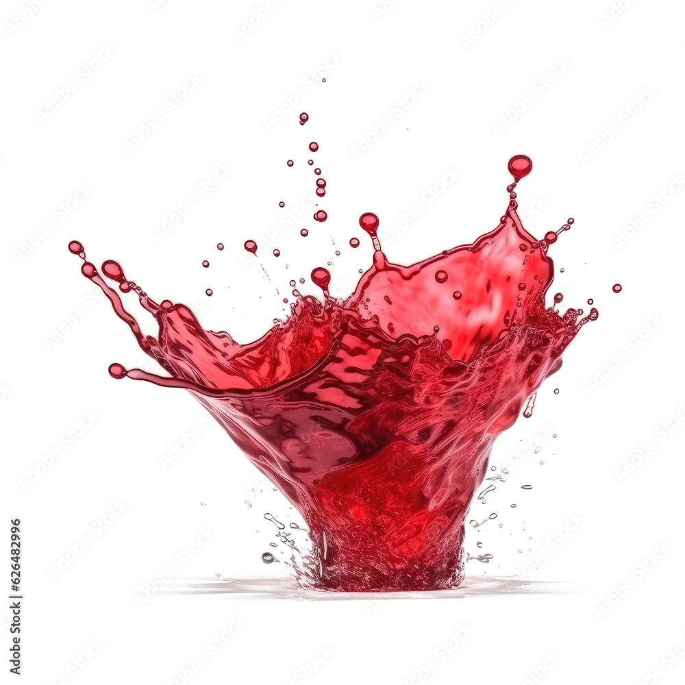 red watercolor splash isolated on white red watercolor splash isolated on white