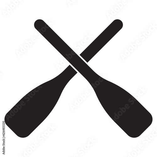 paddle icon vector