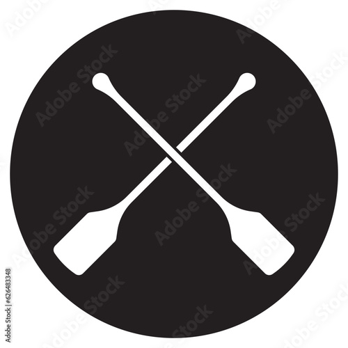 paddle icon vector