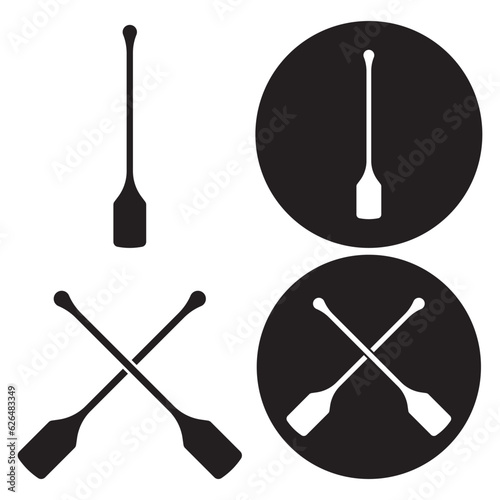 paddle icon vector