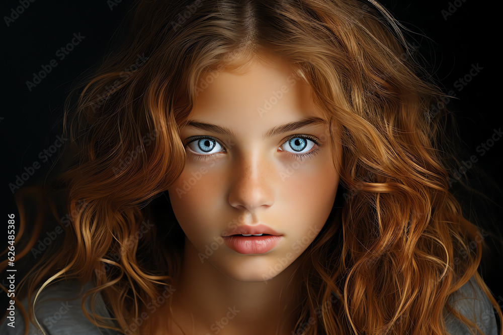 sad girl, AI generated sad girl, AI generated