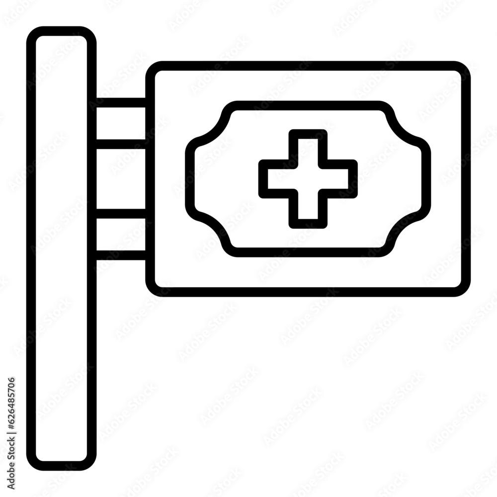 Obraz premium Signboard Icon