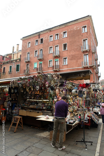 Stall seller of touristic goods - Rio Terra - D. Sabbioni - Venice - Italy
