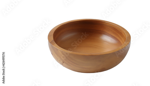 Wooden Bowl On Transparent Backgound png