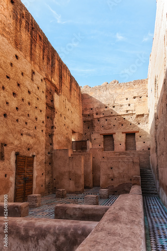 Ruins of El Badi Palace in Marrakesh