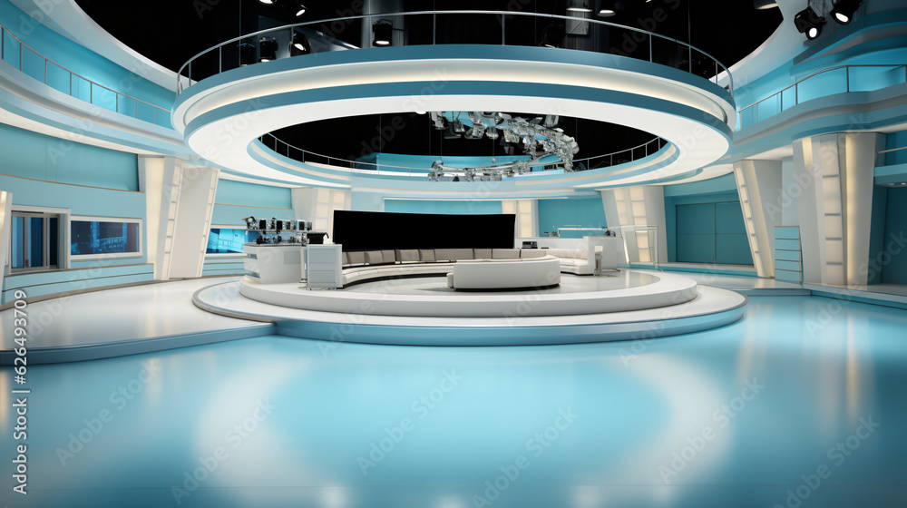 Tv Studio. Backdrop for TV shows .TV on wall. News studio. The perfect backdrop for any green screen or chroma key video or photo production. Tv Studio. Backdrop for TV shows .TV on wall. News studio. The perfect backdrop for any green screen or chroma key video or photo production.