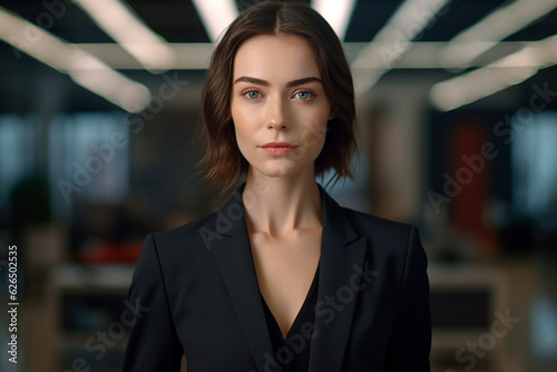 Portrait of beautiful and confident business woman