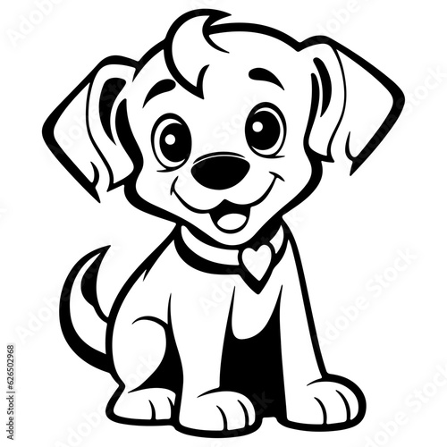 Line Art Dog
