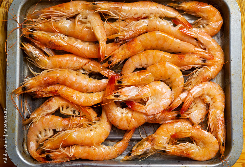 Baked shrimps Baked shrimps