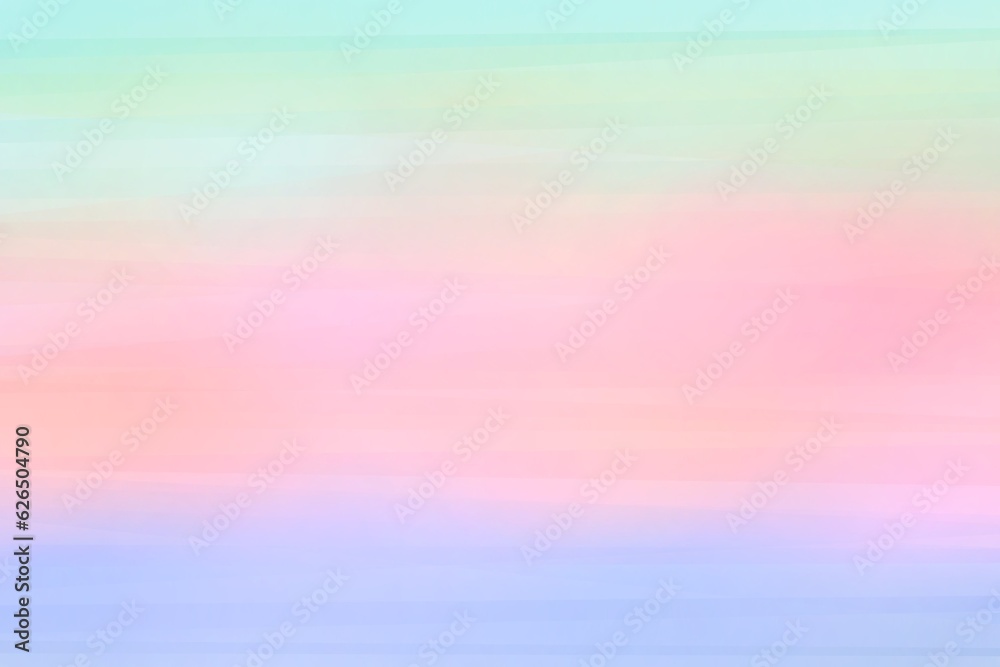 Coloured background in rainbow colours, water colours with blurred gradients, spring or summer cheerful colours