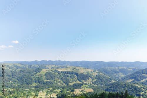 amazing views of the earth planet  mountains and forests of Ukraine  ukrainian carpathians  mountain view  mountains Carpathian. Ukraine
