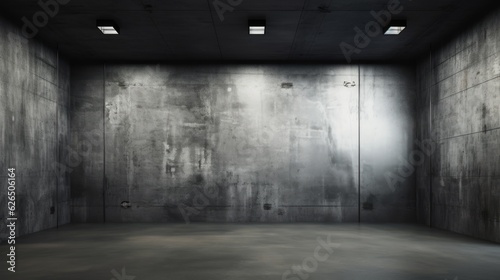 grunge grey room