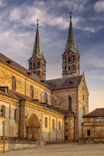 The historic cathedral of Bamberg © manfredxy