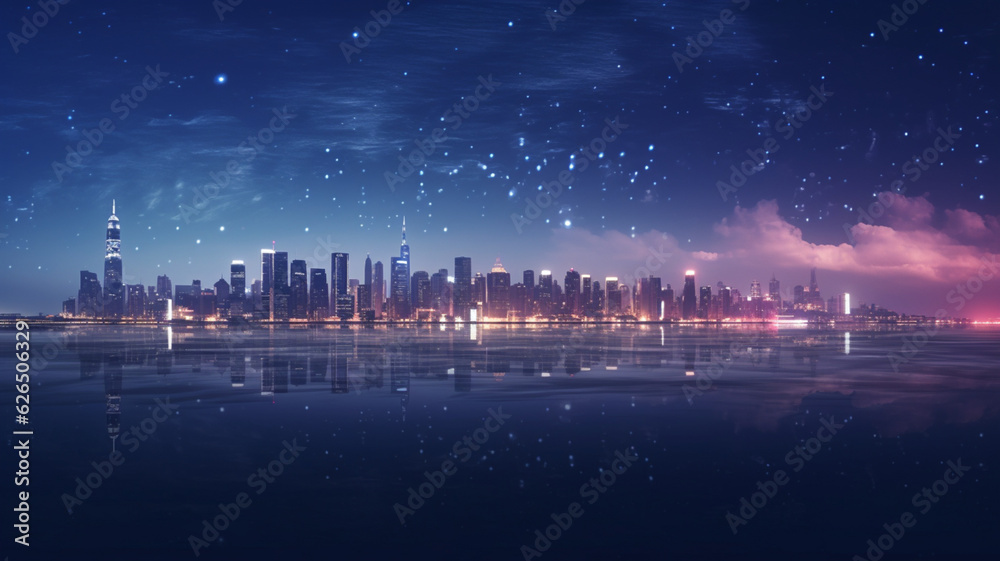 night city skyline