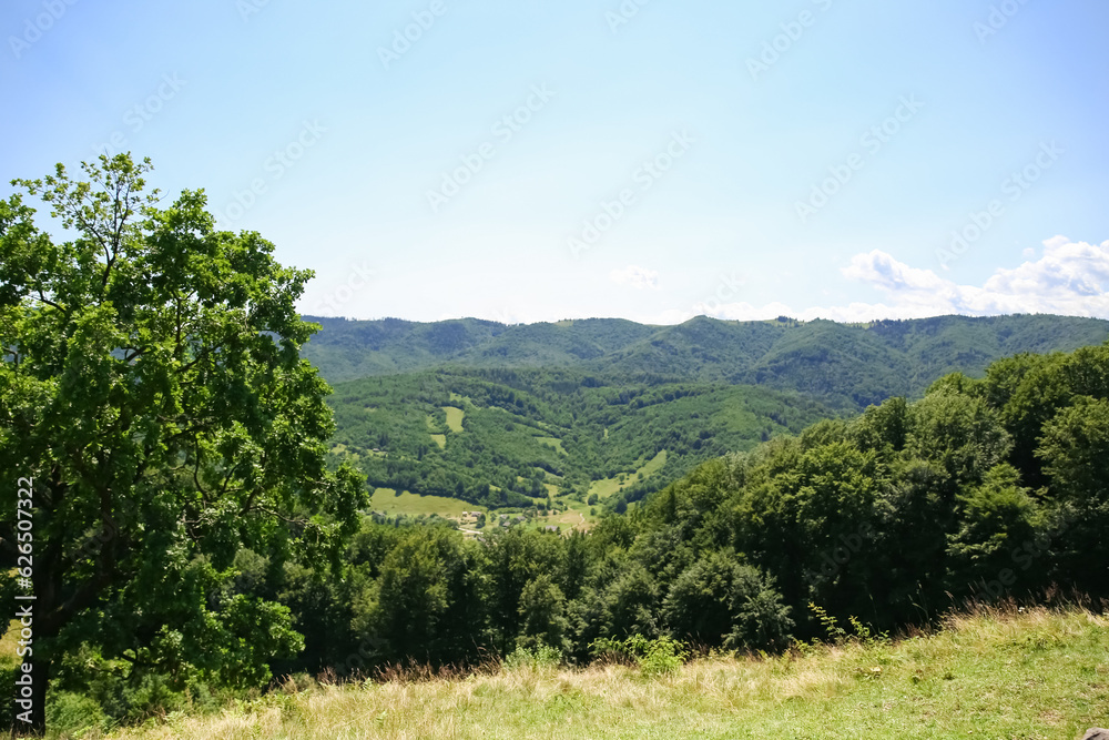 amazing views of the earth planet, mountains and forests of Ukraine, ukrainian carpathians, mountain view, mountains Carpathian. Ukraine